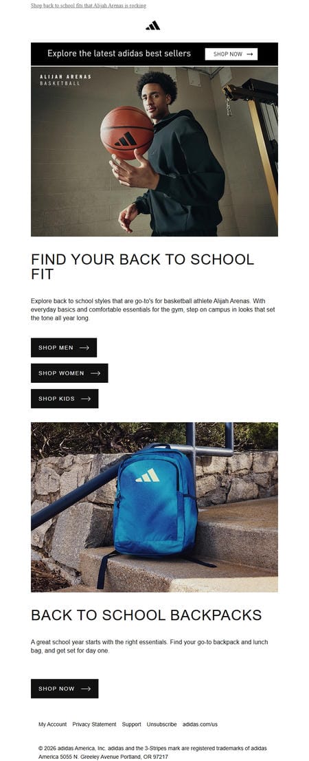 邮件模板创意 Adidas 280