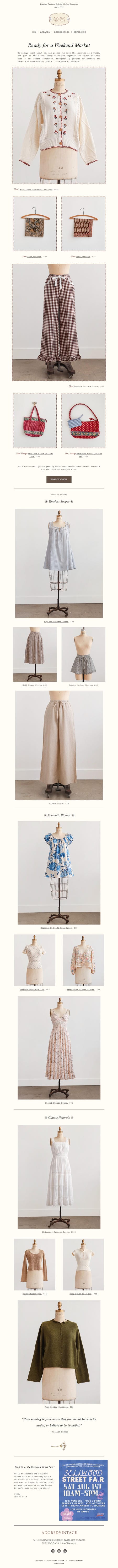 邮件模板创意 Adored Vintage 15