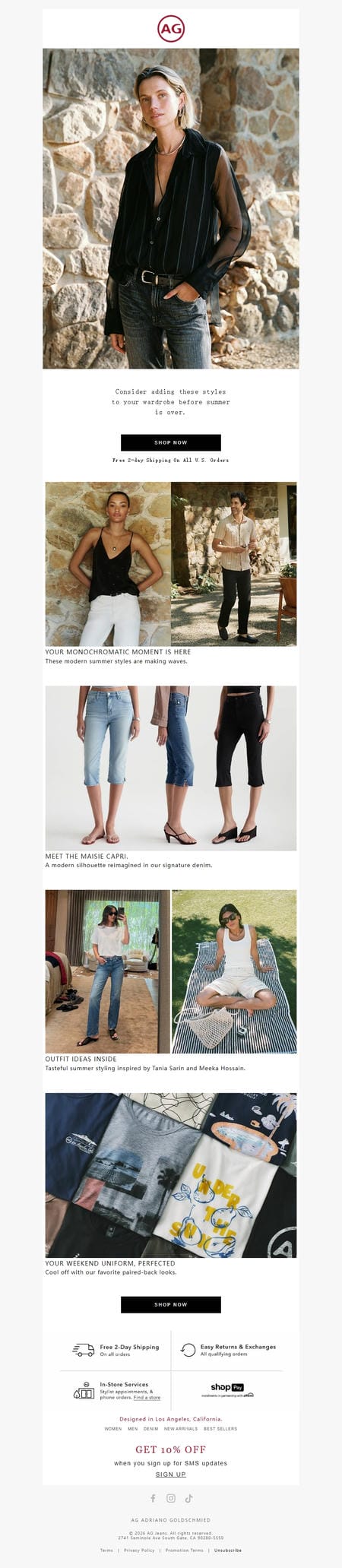 邮件模板创意 Ag Jeans 204