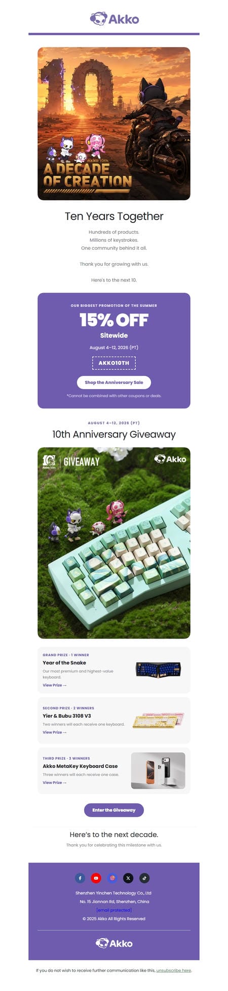 邮件模板创意 Akko Global 3