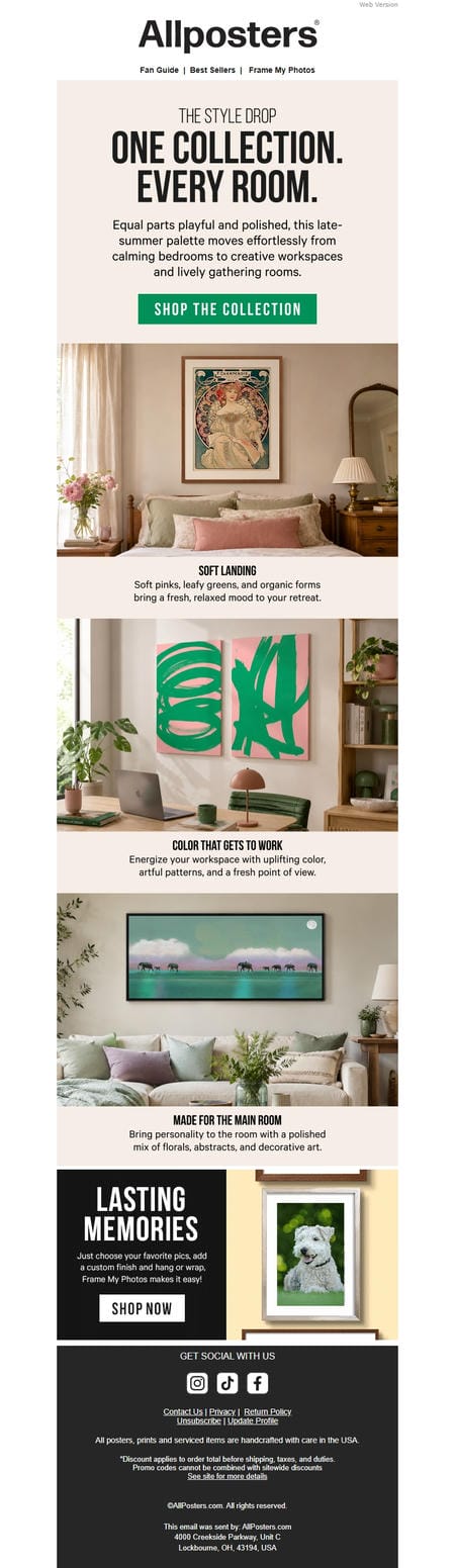 邮件模板创意 Allposters Com 500
