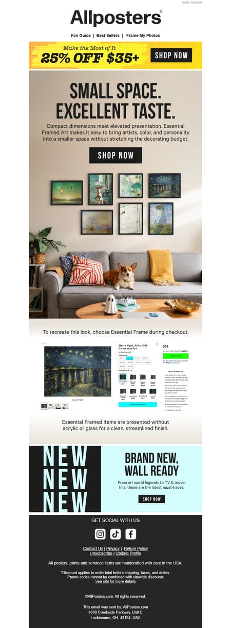 邮件模板创意 Allposters Com 504