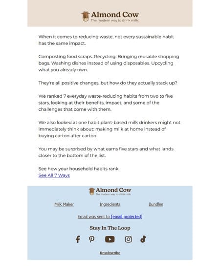 邮件模板创意 Almond Cow 248
