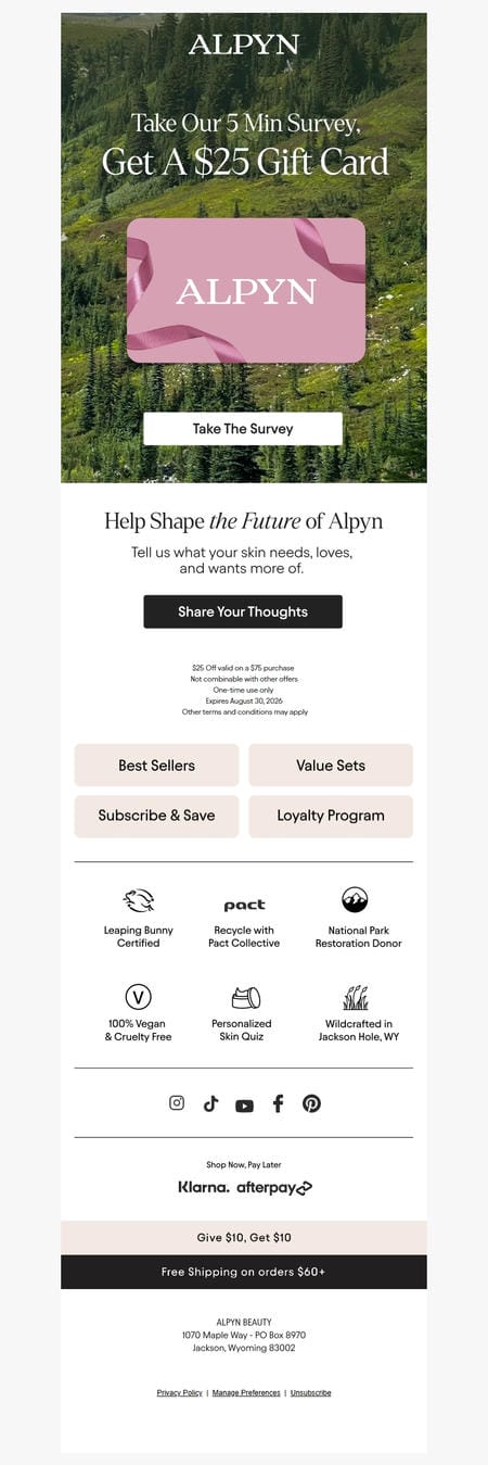 邮件模板创意 Alpyn Beauty 112