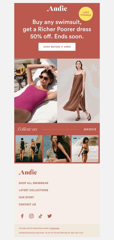 邮件模板创意 Andie Swim 194