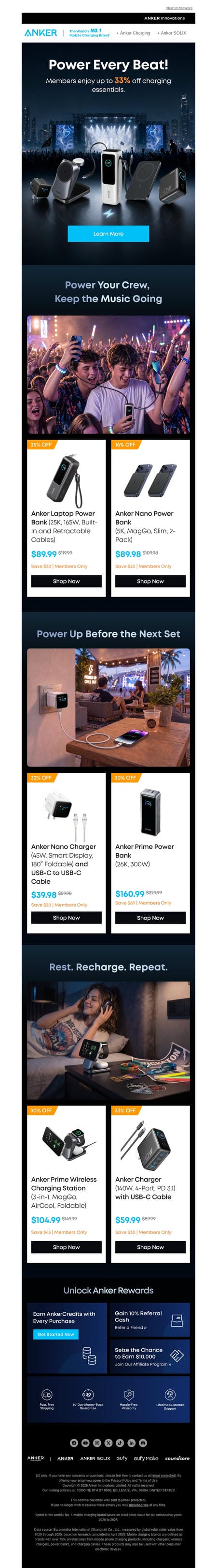 邮件模板创意 Anker 91