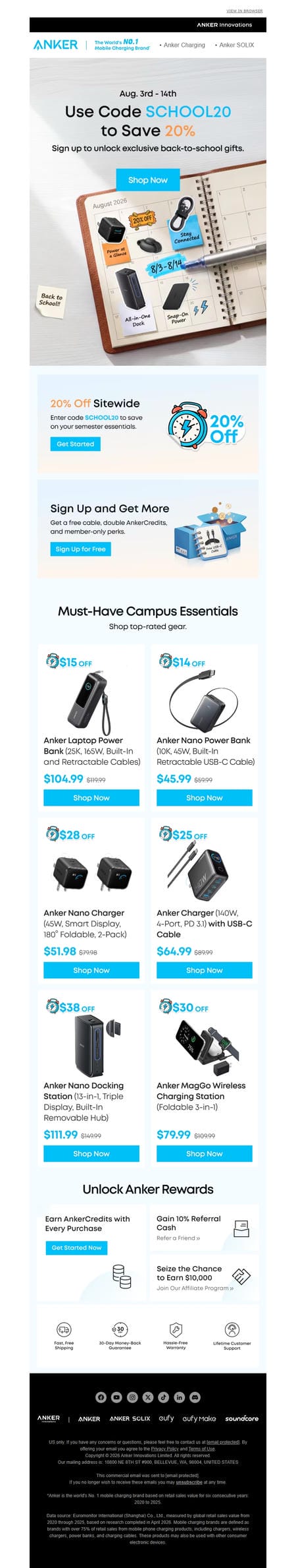 邮件模板创意 Anker 93