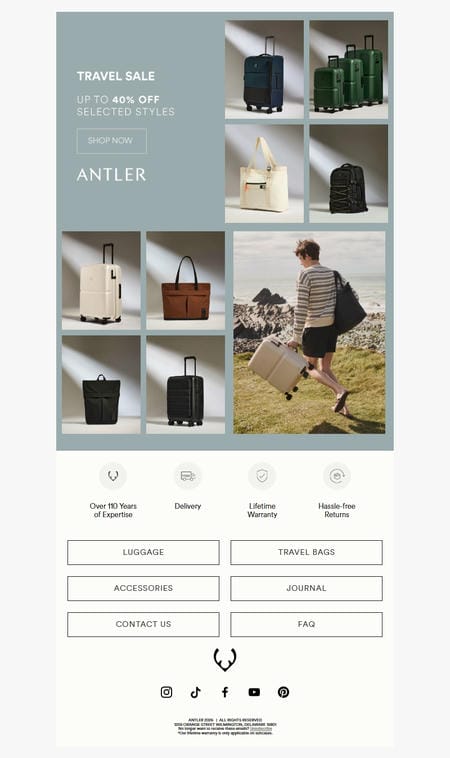 邮件模板创意 Antler 123