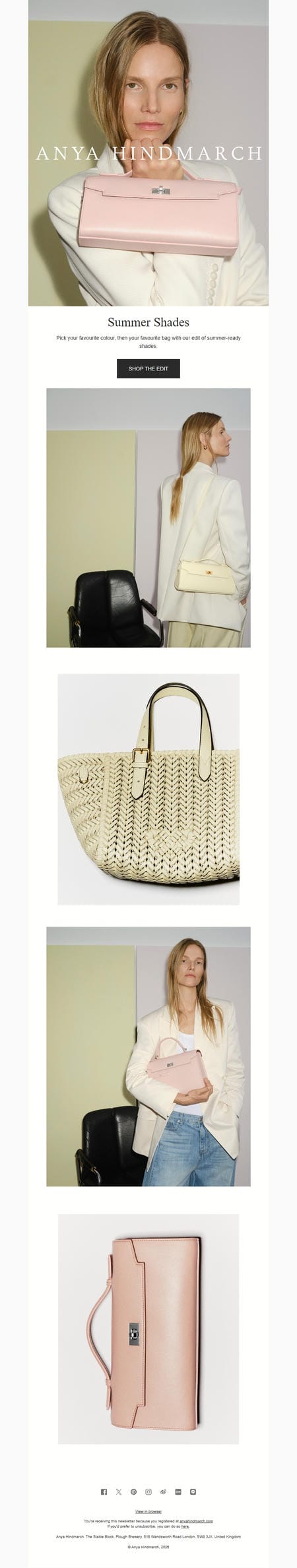邮件模板创意 Anya Hindmarch 70