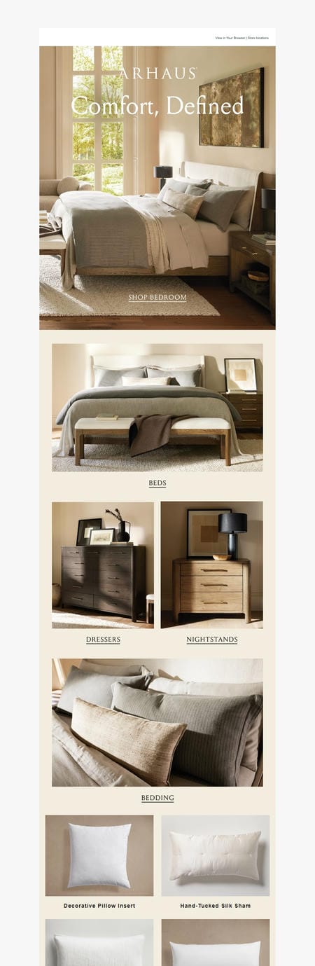 邮件模板创意 Arhaus 383