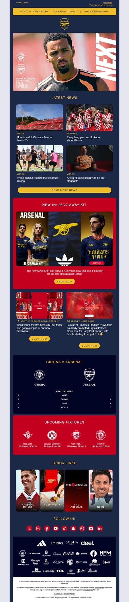 邮件模板创意 Arsenal Football Club 109