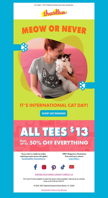 邮件模板创意 Ashley At Threadless 89