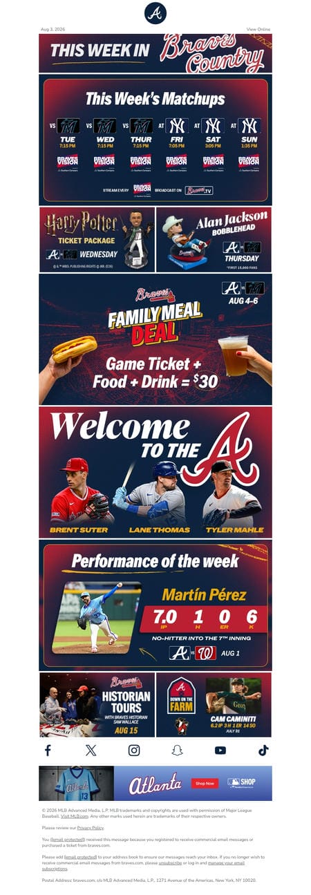 邮件模板创意 Atlanta Braves 68