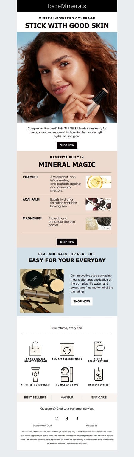 邮件模板创意 Bareminerals 54