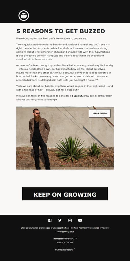 邮件模板创意 Beardbrand 62