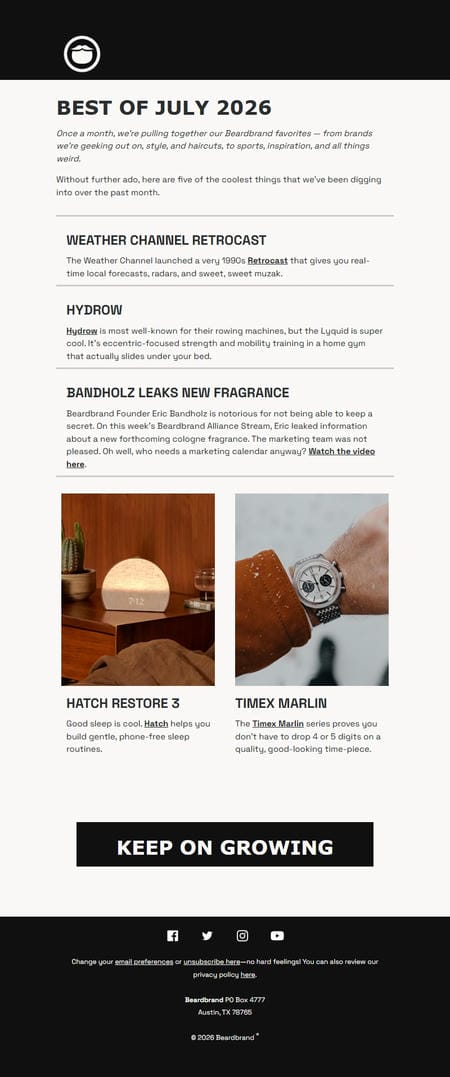 邮件模板创意 Beardbrand 64