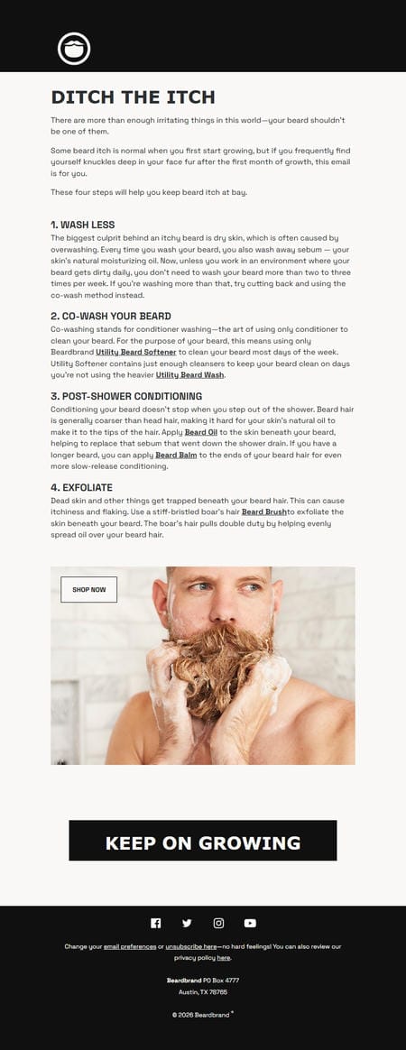 邮件模板创意 Beardbrand 66