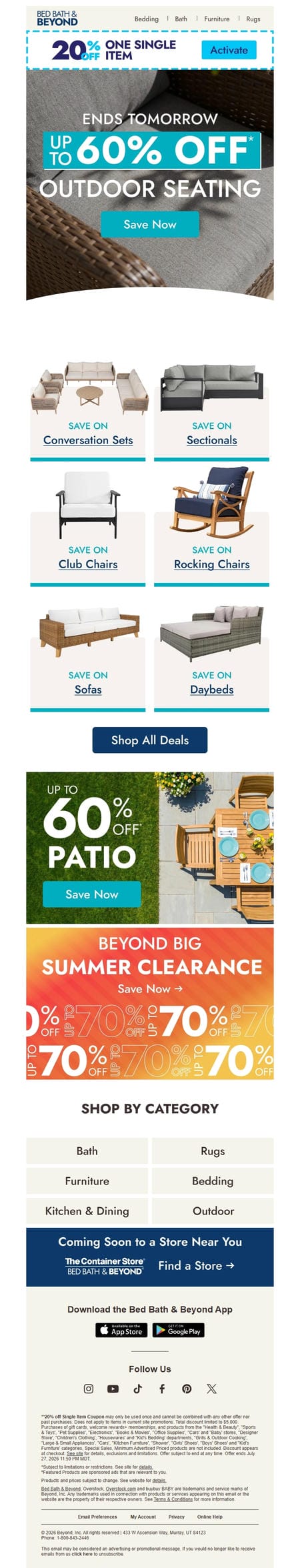 邮件模板创意 Bed Bath Beyond 542