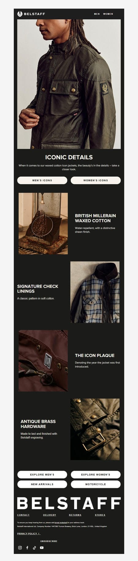 邮件模板创意 Belstaff 220