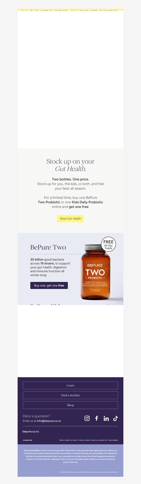 邮件模板创意 Bepure Wellness 78