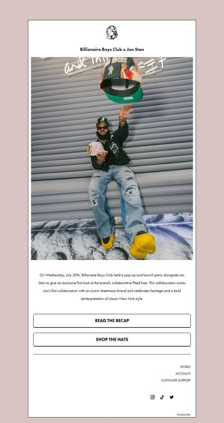 邮件模板创意 Billionaire Boys Club 33