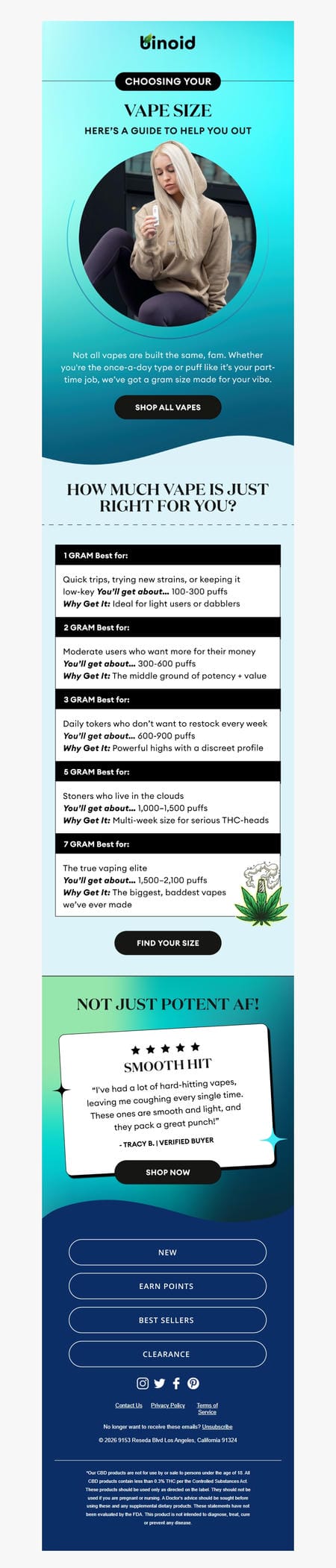 邮件模板创意 Binoid Cbd 175