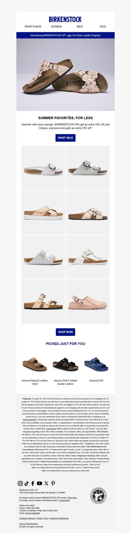 邮件模板创意 Birkenstock News 275