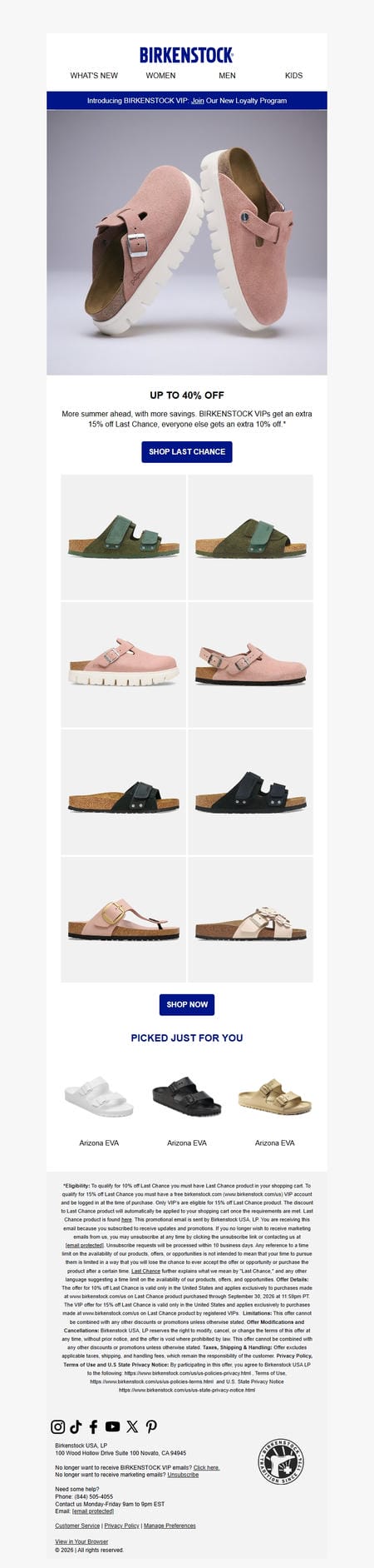邮件模板创意 Birkenstock News 279