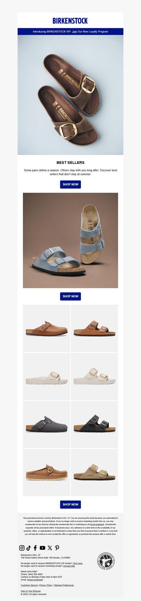 邮件模板创意 Birkenstock News 282