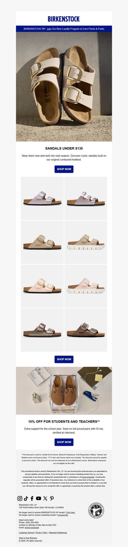 邮件模板创意 Birkenstock News 285