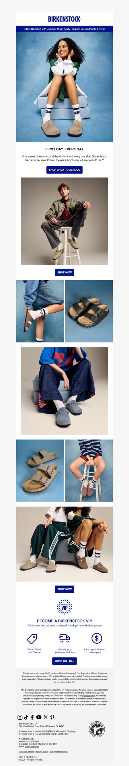 邮件模板创意 Birkenstock News 286