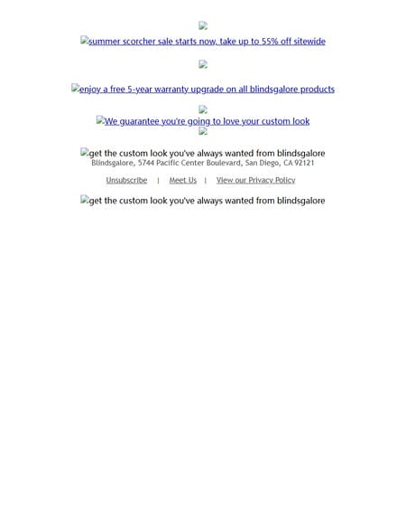 邮件模板创意 Blindsgalore 159