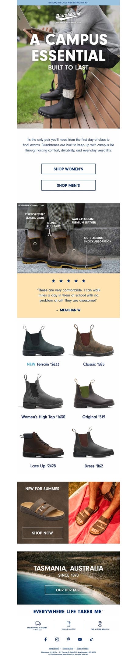 邮件模板创意 Blundstone Usa 126