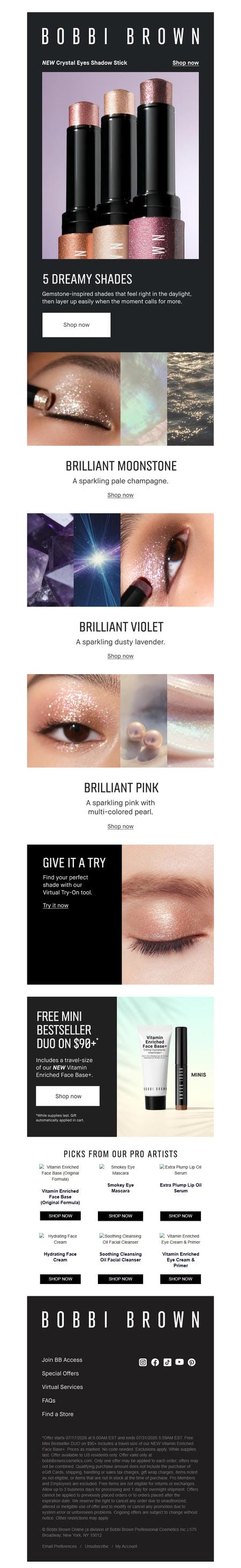 邮件模板创意 Bobbi Brown Cosmetics 296