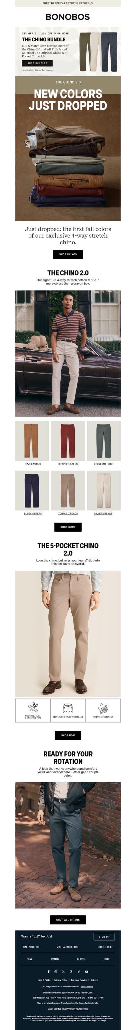 邮件模板创意 Bonobos 410