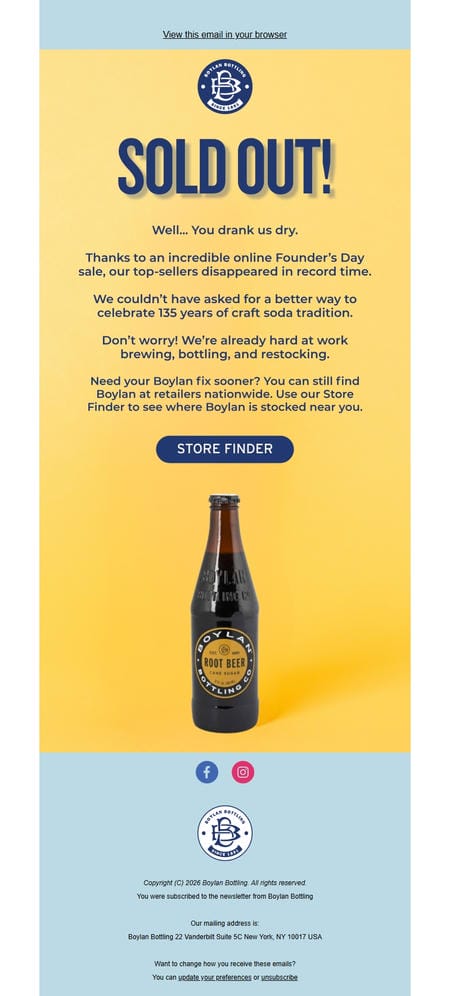 邮件模板创意 Boylan Bottling 3