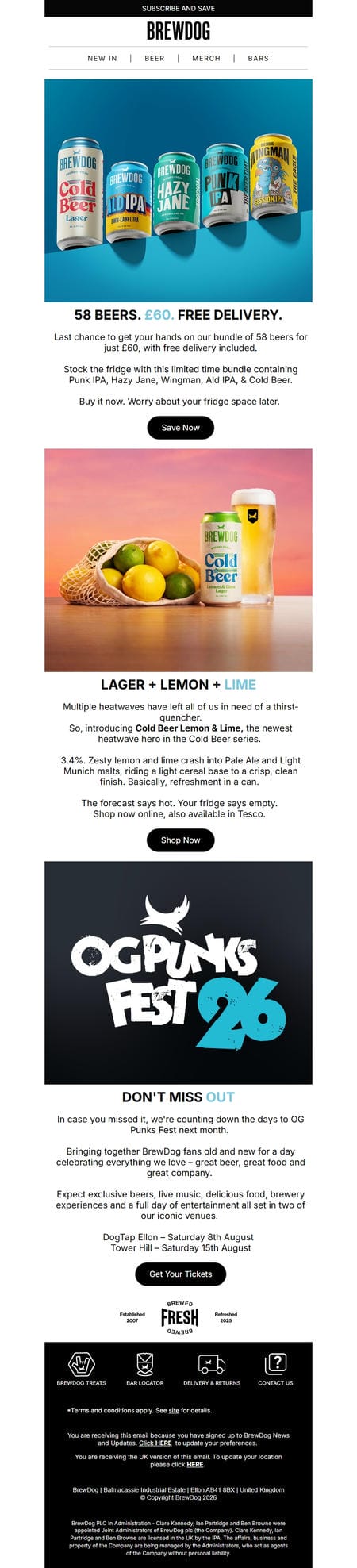 邮件模板创意 Brewdog 39