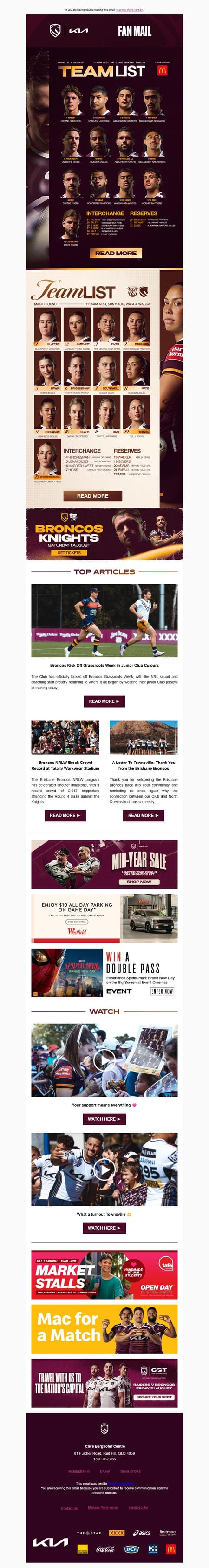 邮件模板创意 Brisbane Broncos 132