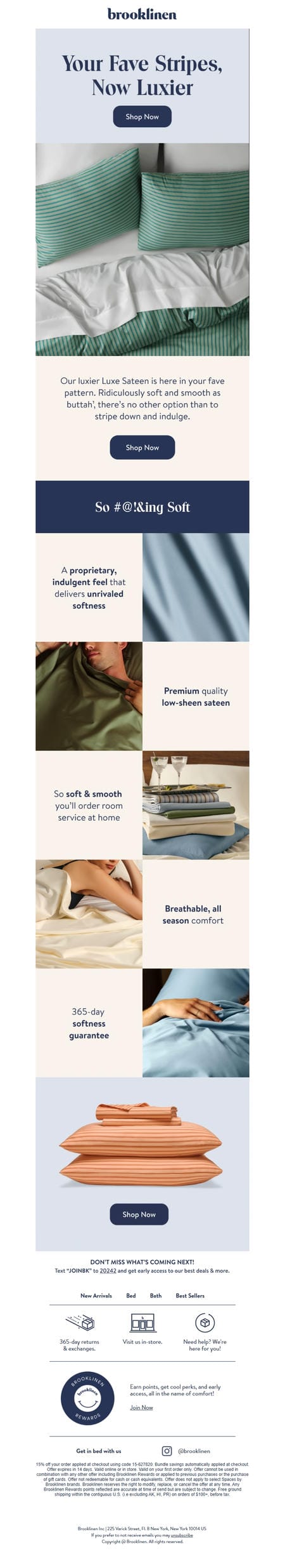 邮件模板创意 Brooklinen 325