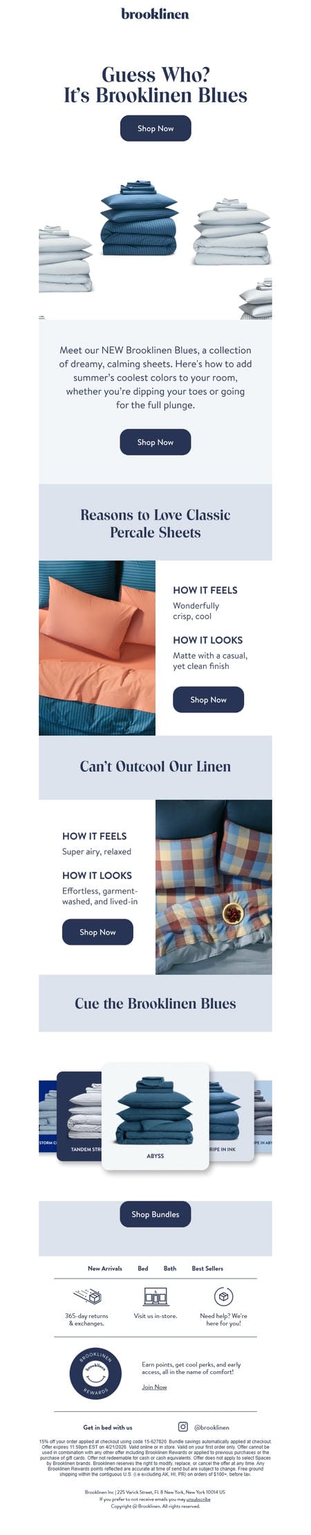 邮件模板创意 Brooklinen 327
