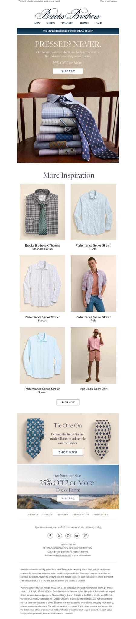 邮件模板创意 Brooks Brothers 355