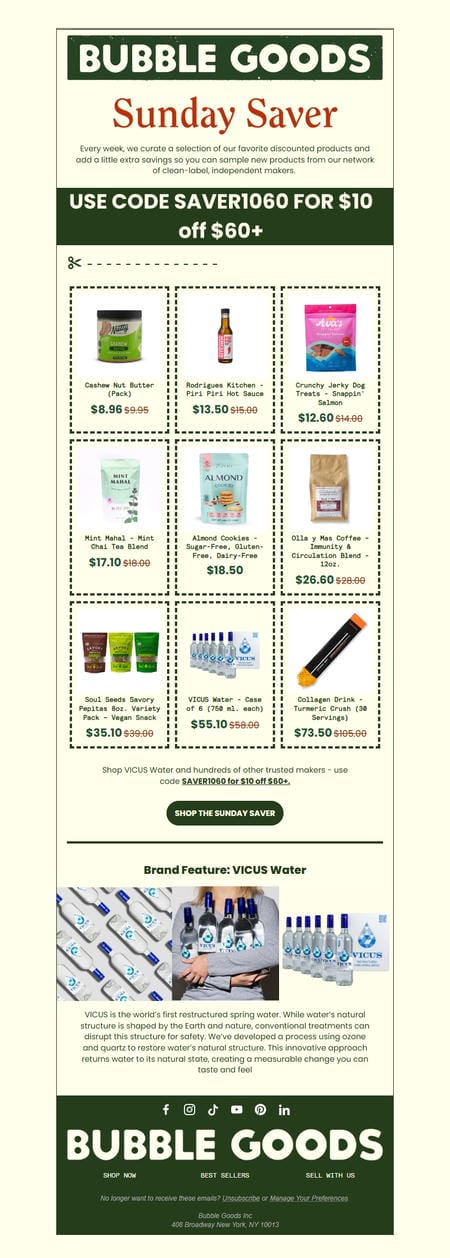 邮件模板创意 Bubble Goods 63