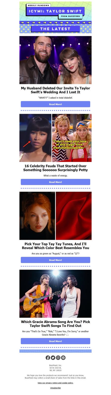 邮件模板创意 Buzzfeed 105