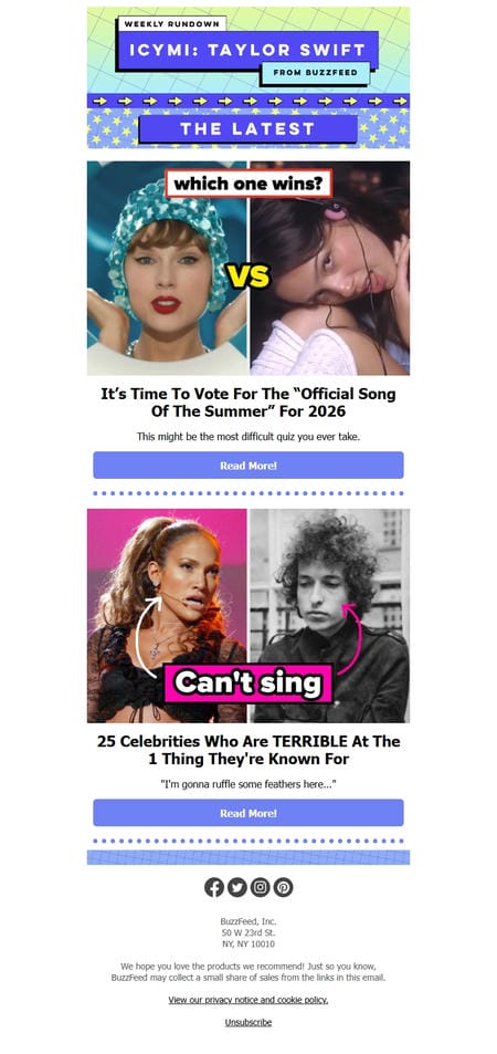 邮件模板创意 Buzzfeed 107