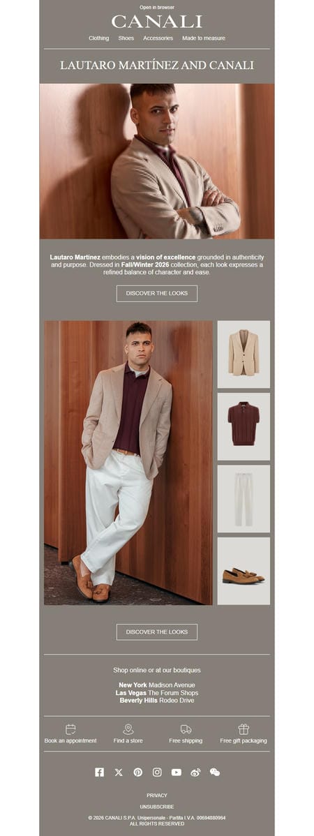 邮件模板创意 Canali 11