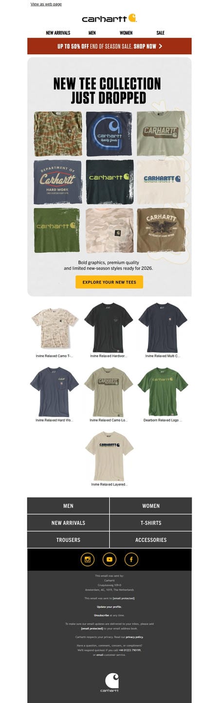 邮件模板创意 Carhartt 113