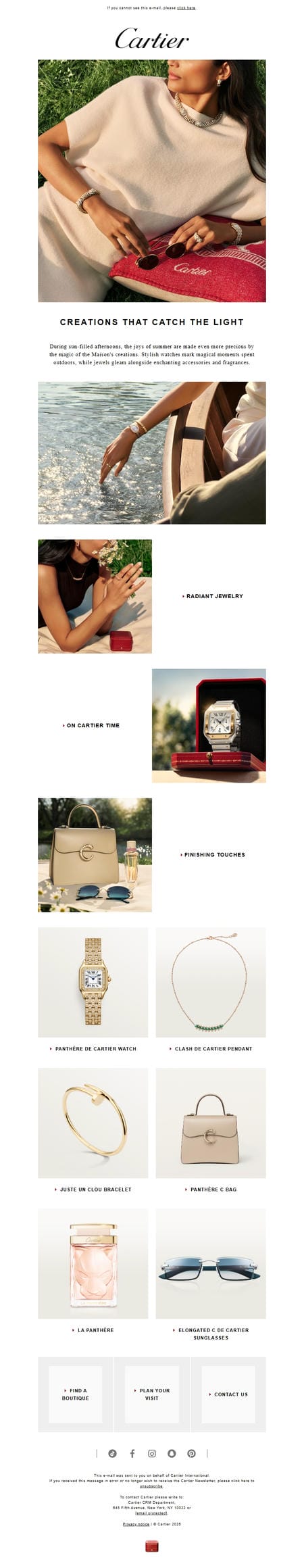 邮件模板创意 Cartier 12