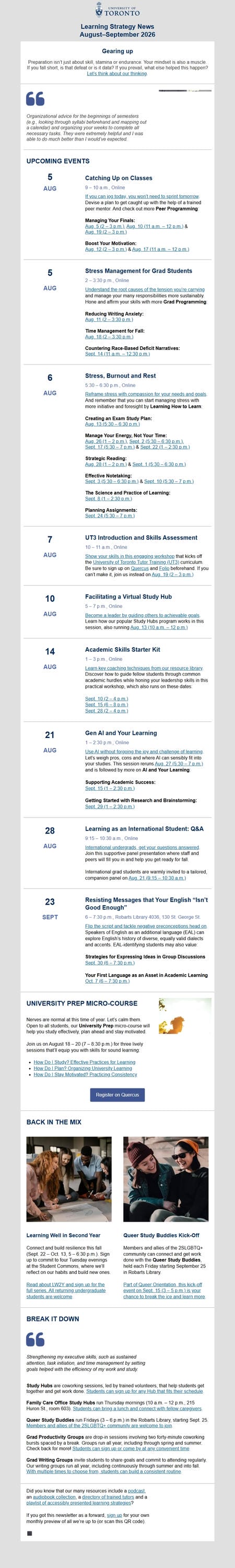 邮件模板创意 Centre For Learning Strategy Support 13