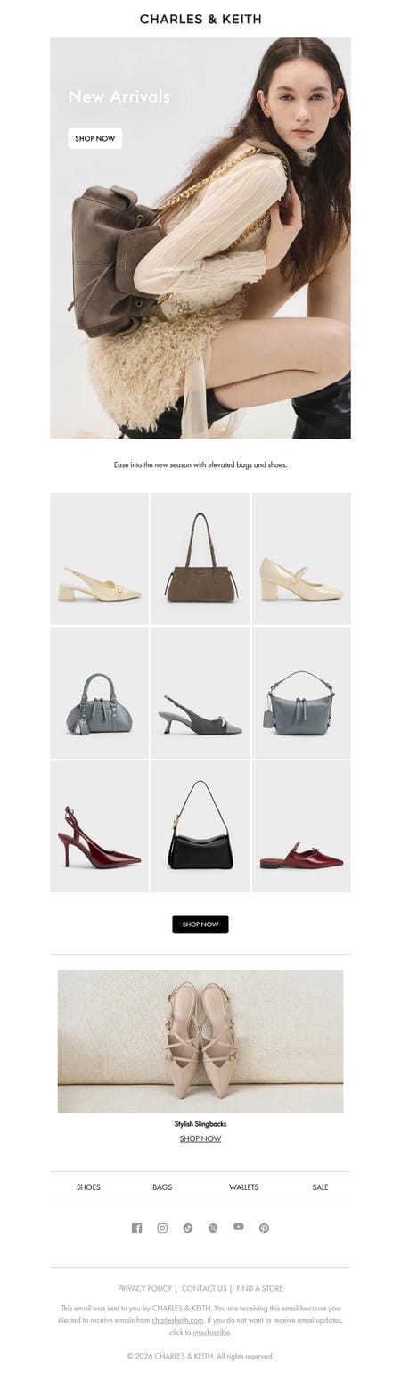 邮件模板创意 Charles Keith 42