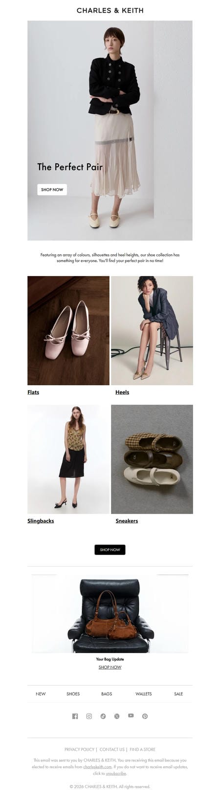 邮件模板创意 Charles Keith 44